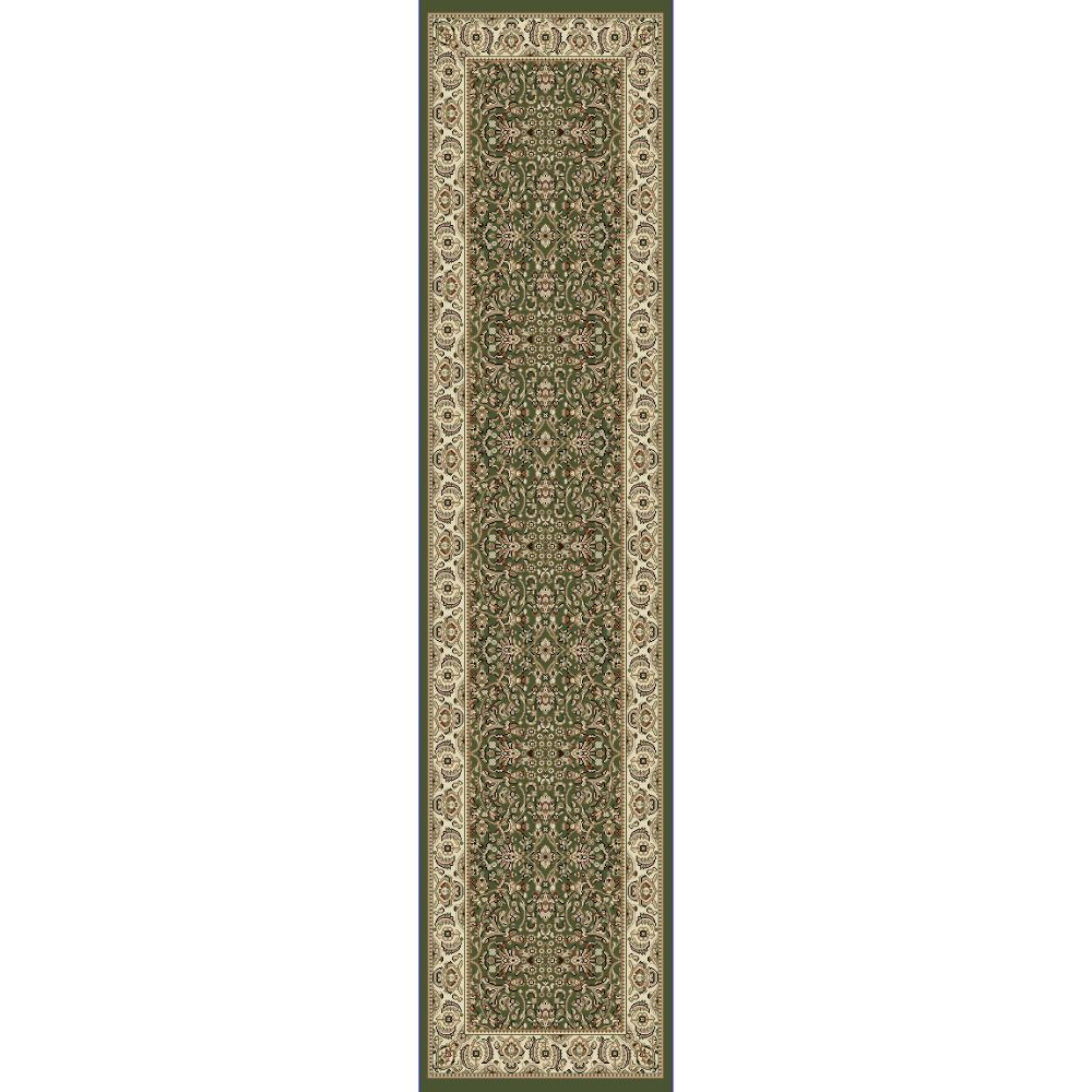 Dynamic Rugs 58004-420 Legacy 2.2 Ft. X 7.7 Ft. Finished Runner Rug in Green